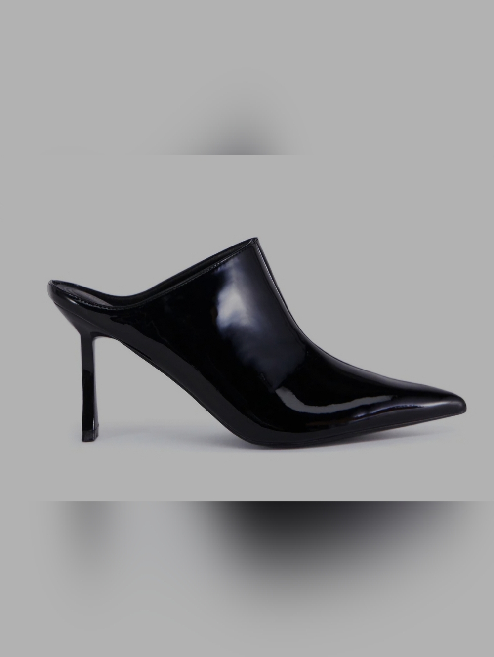 AZALEA WANG SAKURA BLACK MULE PUMP